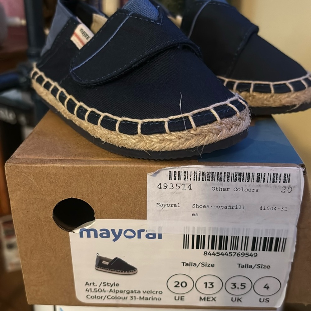 Toddler Shoes Espadrilles Brand New